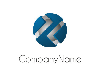 Projekt graficzny logo dla firmy online modern 3d Z